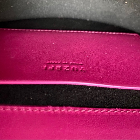 Yuzefi Delores Knot Top Handle Bag in Fuchsia - Picture 14 of 16